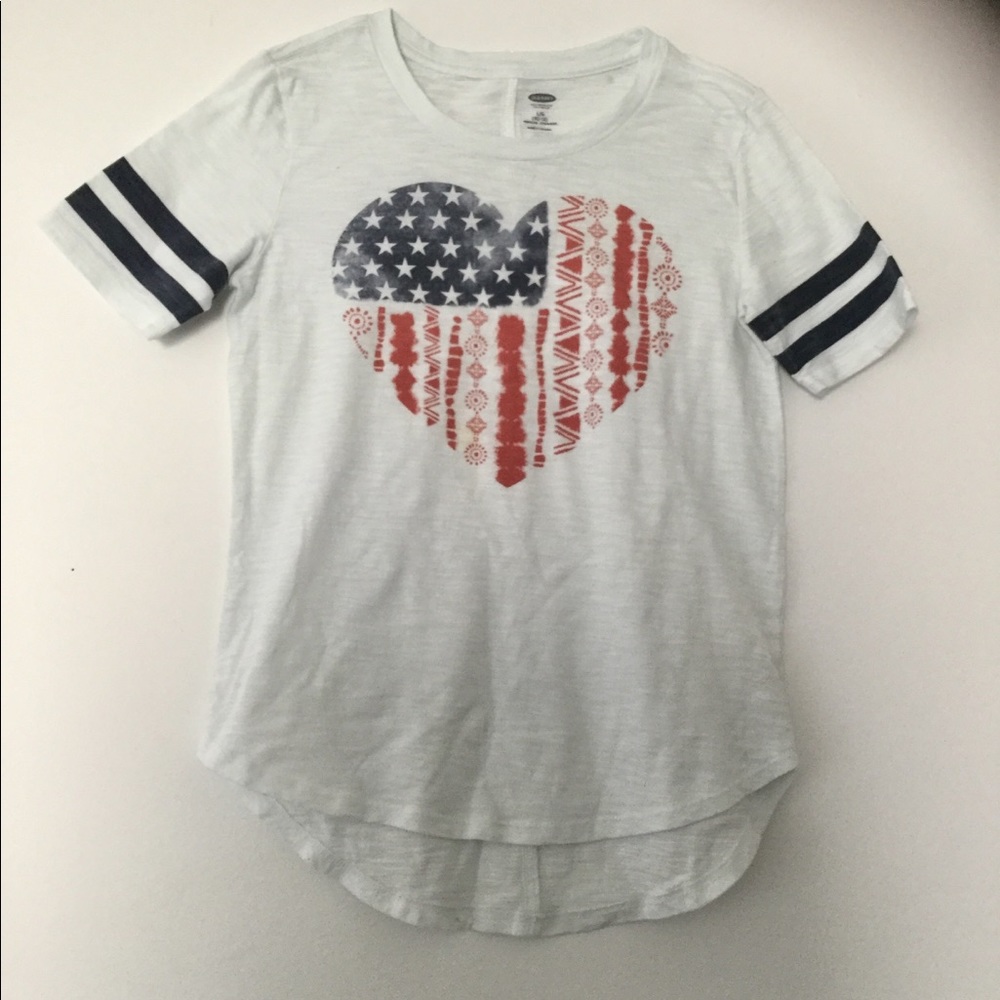 White Old Navy Kids Girl Shirt